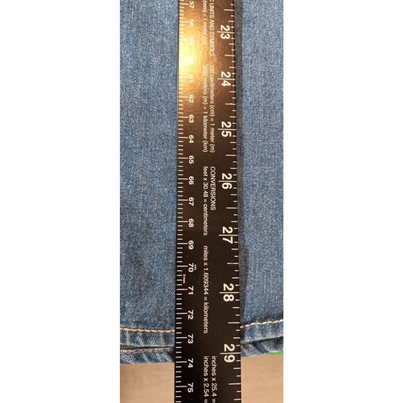 Nut Cracker Womens Christmas Theme Embroidered Long Sleeve‎ Denim Shirt Size L - Picture 7 of 8